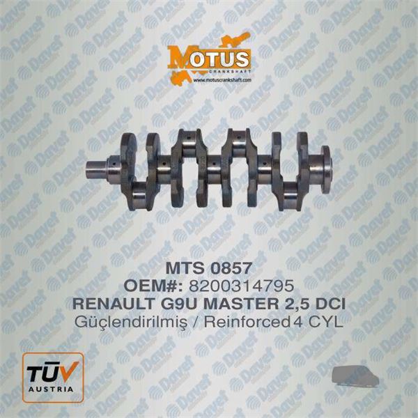 MOTUS 857 Krank Mili Master 2.5dci G9u [ Guclendirilmis ]  ####